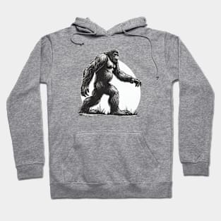 Bigfoot walking Hoodie